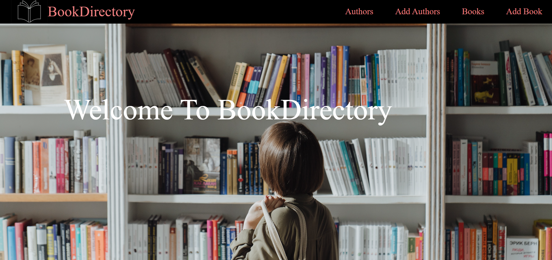Book Directory Project Screenshot